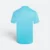 Qd06 quick dry short sleeve basic polo tiffany blue back view