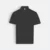 Qd100 quick dry micro pique short sleeve polo dark grey colour view