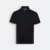 Qd101 quick dry micro pique raglan polo black colour view