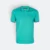Qd53 quick dry cvc tipped collar and cuff polo shirt emerald-navy-white colour view