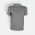 Qd53 quick dry cvc tipped collar and cuff polo shirt grey-emerald-white colour view