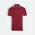 Qd53 quick dry cvc tipped collar and cuff polo shirt maroon-gold-white colour view