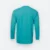 QD54 Quick Dry Long Sleeve Basic T-Shirt Emerald Qd54 quick dry long sleeve basic t-shirt emerald back view