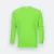 QD54 Quick Dry Long Sleeve Basic T-Shirt Neon Green Qd54 quick dry long sleeve basic t-shirt neon green colour view