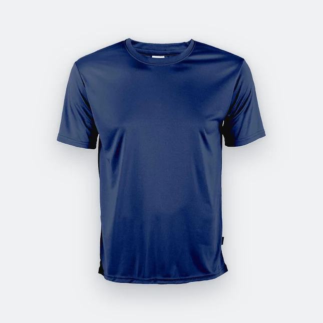 Qd56 quick dry interlock short sleeve t-shirt navy pro colour view