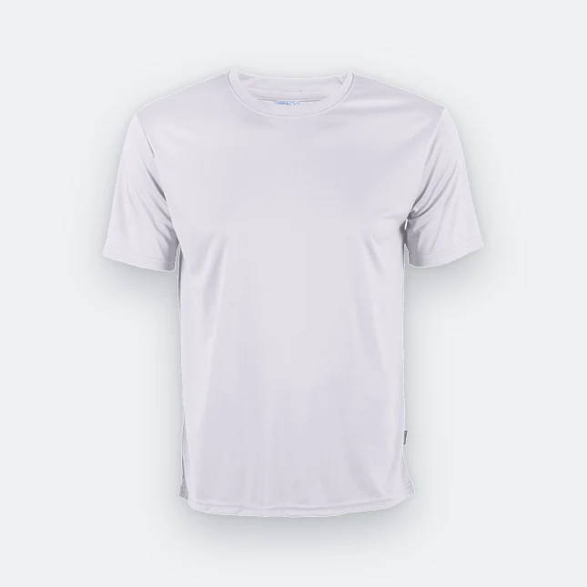 Qd56 quick dry interlock short sleeve t-shirt white colour view