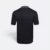 Qd60 quick dry polo shirt tipped collar and cuff black-white-grey back view