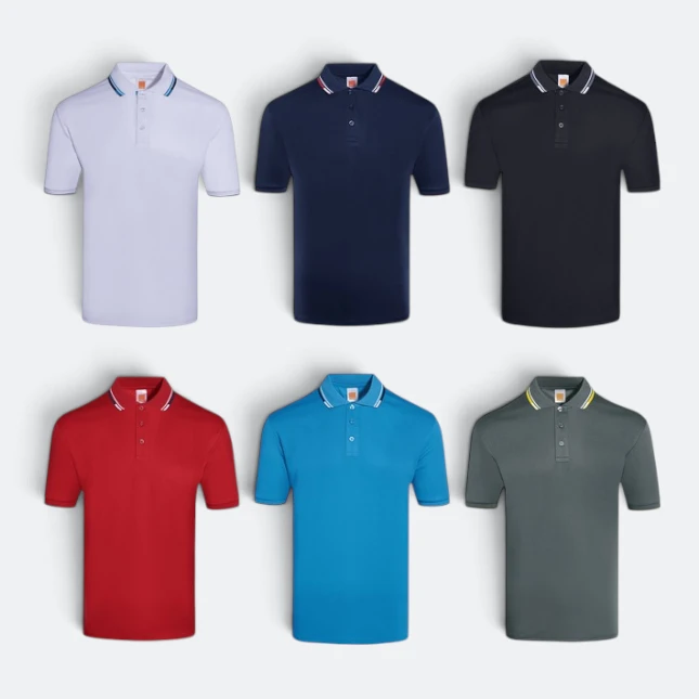 Qd60 quick dry polo shirt tipped collar and cuff all colours