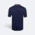 Qd60 quick dry polo shirt tipped collar and cuff navy-white-red back view