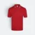 Qd60 quick dry polo shirt tipped collar and cuff red-white-navy colour view