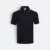 Qd64 quick dry short sleeve cvc polo shirt black-grey colour view