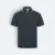Qd64 quick dry short sleeve cvc polo shirt dark grey-white colour view