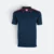 Qd64 quick dry short sleeve cvc polo shirt navy pro-red colour view