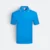 Qd64 quick dry short sleeve cvc polo shirt sea blue-white colour view