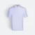 Qd64 quick dry short sleeve cvc polo shirt white-red colour view