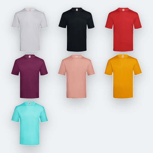 Qd66 quick dry antibac short sleeve basic t-shirt all colours