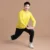 Qd67 quick dry long sleeve basic polo worn by model