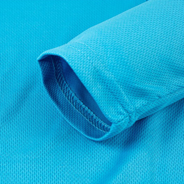 Qd67 quick dry long sleeve basic polo worn by model