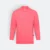 Qd67 quick dry long sleeve basic polo neon pink colour view