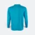 Qd67 quick dry long sleeve basic polo sea blue back view