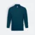 Qd67 quick dry long sleeve basic polo slate blue colour view