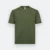 Qd72 quick dry mini eyelet short sleeve t-shirt army green colour view