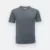 Qd72 quick dry mini eyelet short sleeve t-shirt dark grey colour view