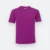 Qd72 quick dry mini eyelet short sleeve t-shirt dark purple colour view
