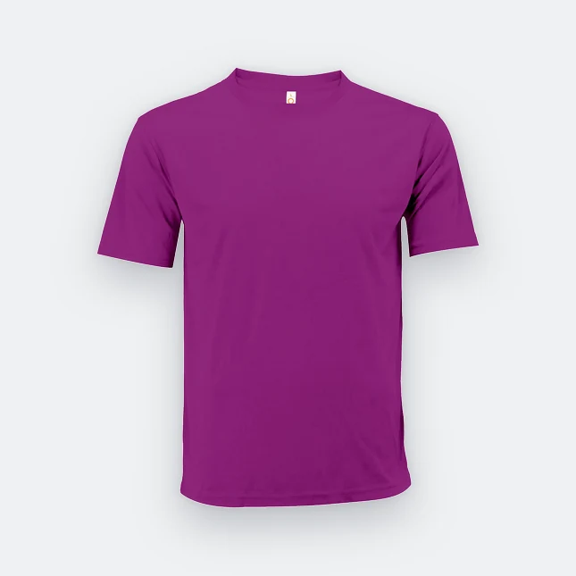 Qd72 quick dry mini eyelet short sleeve t-shirt dark purple colour view