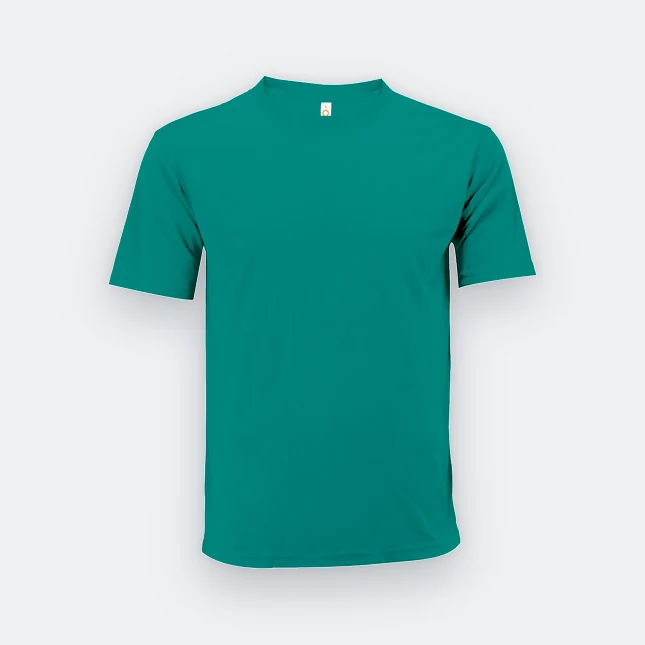 Qd72 quick dry mini eyelet short sleeve t-shirt emerald colour view