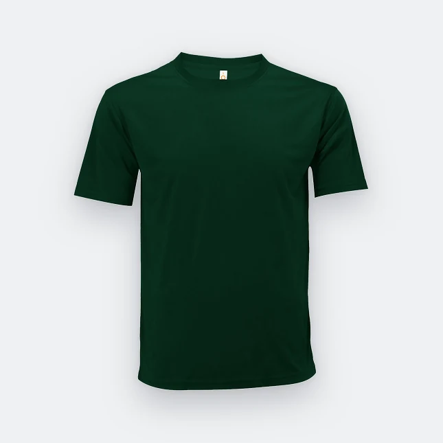 Qd72 quick dry mini eyelet short sleeve t-shirt forest green colour view