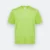 Qd72 quick dry mini eyelet short sleeve t-shirt lime green colour view