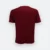 Qd72 quick dry mini eyelet short sleeve t-shirt maroon back view