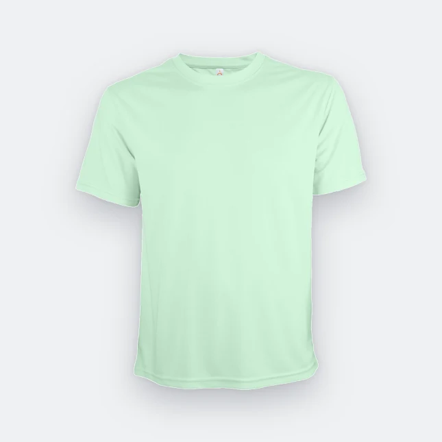 Qd72 quick dry mini eyelet short sleeve t-shirt mint colour view
