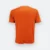 Qd72 quick dry mini eyelet short sleeve t-shirt orange back view