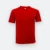 Qd72 quick dry mini eyelet short sleeve t-shirt red colour view