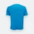 Qd72 quick dry mini eyelet short sleeve t-shirt sea blue back view