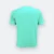 Qd72 quick dry mini eyelet short sleeve t-shirt tiffany blue back view