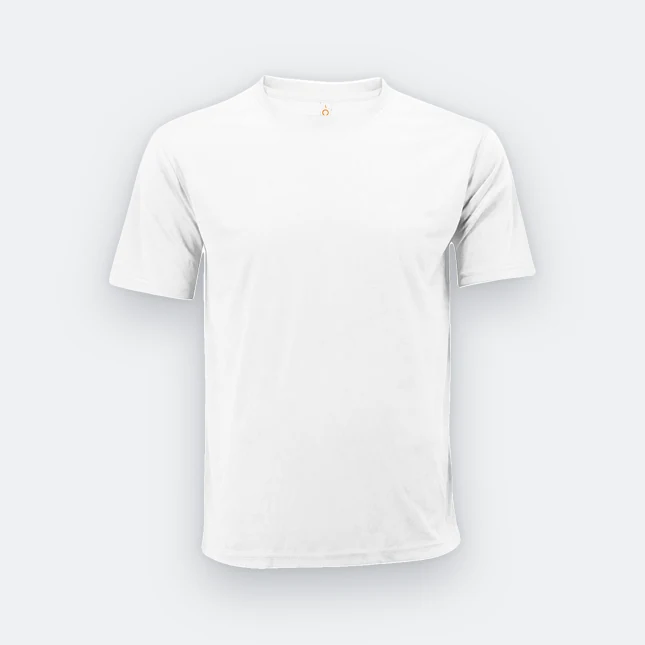 Qd72 quick dry mini eyelet short sleeve t-shirt white colour view