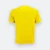 Qd72 quick dry mini eyelet short sleeve t-shirt yellow back view