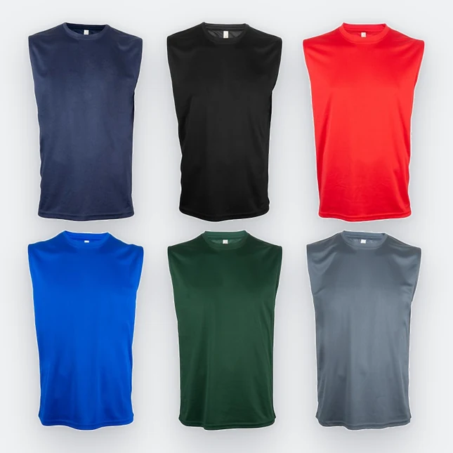 QD73 Quick Dry Tank Top Basic T-Shirt Colours Qd73 quick dry tank top basic t-shirt all colours