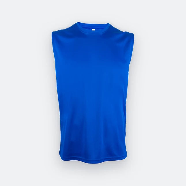 QD73 Quick Dry Tank Top Basic T-Shirt Royal Qd73 quick dry tank top basic t-shirt royal colour view