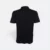 QD74 Quick Dry Short Sleeve CVC Basic Polo Black Qd74 quick dry short sleeve cvc basic polo black back view