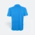 QD74 Quick Dry Short Sleeve CVC Basic Polo Sea Blue Qd74 quick dry short sleeve cvc basic polo sea blue back view