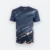 Qd75 quick dry sublimation t-shirt pinstripe brush navy colour view