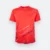 Qd75 quick dry sublimation t-shirt pinstripe brush red colour view