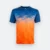 Qd77 quick dry sublimation t-shirt cube fade navy pro colour view
