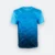 Qd77 quick dry sublimation t-shirt cube fade sea blue colour view