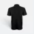 Qd79 quick dry cvc polo shirt cut and sew black back view
