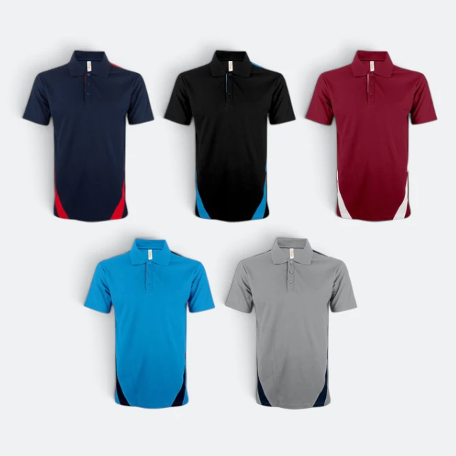 Qd79 quick dry cvc polo shirt cut and sew all colours